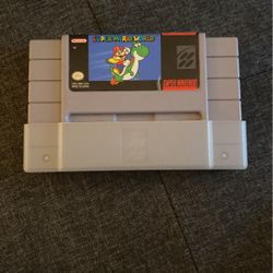 Super Mario World Snes (Nintendo SNES, 1992) Authentic Tested Working (A)