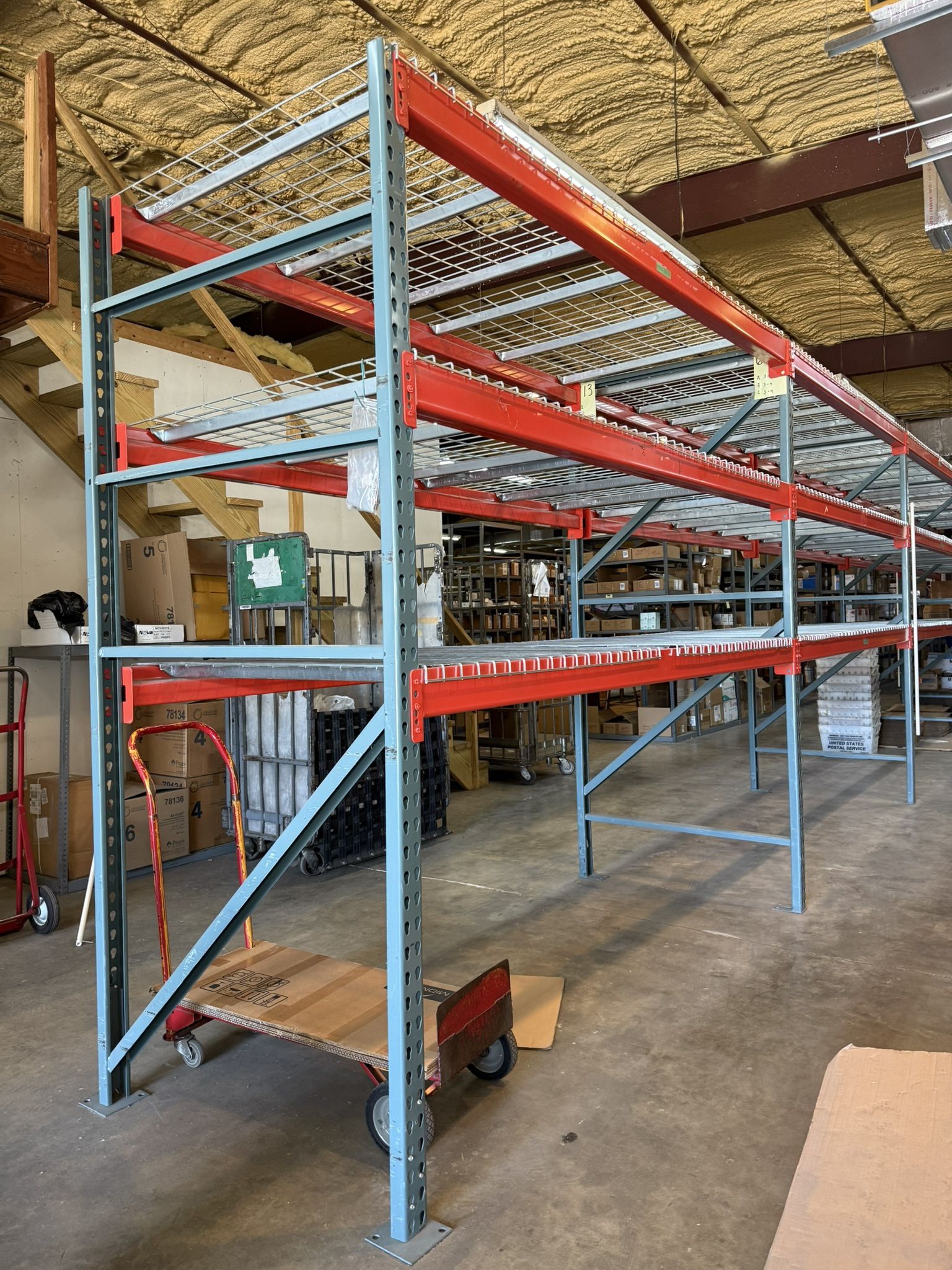 ⭐️ ENTIRE 8 Foot Boltless Steel Shelving Isle (4 Units), Commercial Pallet Racks for Warehouse ⭐️