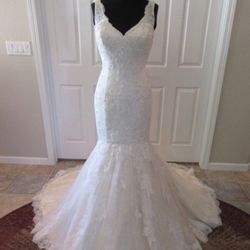 Justin Alexander Wedding Dress Size 4