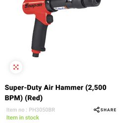 Air hammer Snap On PH3050B