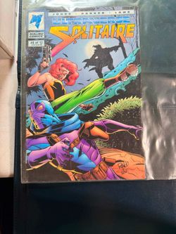 Solitaire #8 from Malibu Comics' Ultraverse line, published in 1994.
