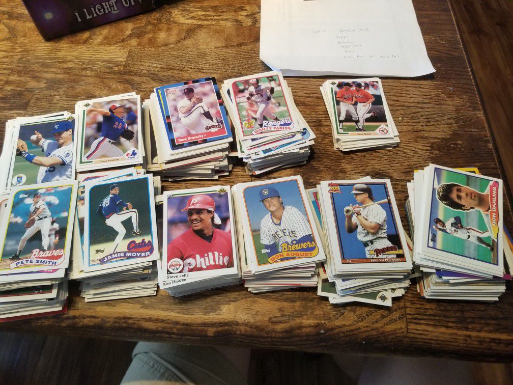 1400+ Baseball cards