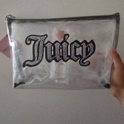 Clear juicy couture Cosmetic bag 💄