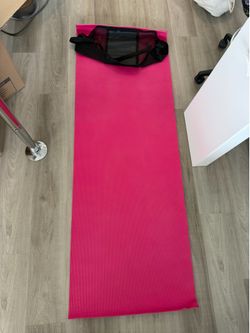 Yoga mat with carrying sleeve