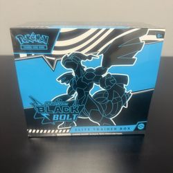 Black Bolt Scarlet And Violet ETB 