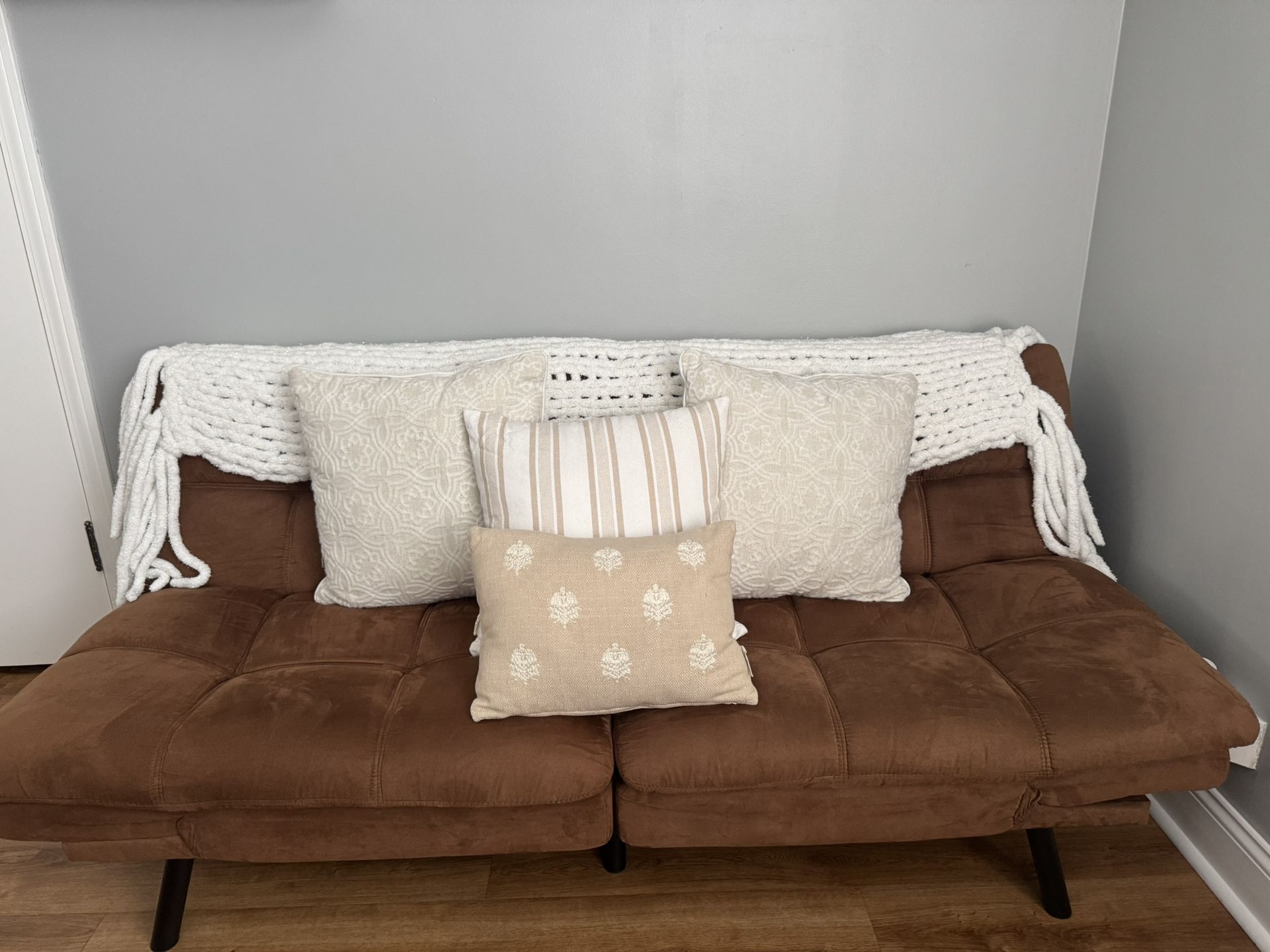 Brown Bedroom Couch