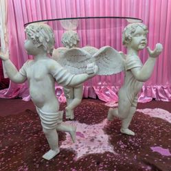 Cherub Dancing Hollywood Regency Table
