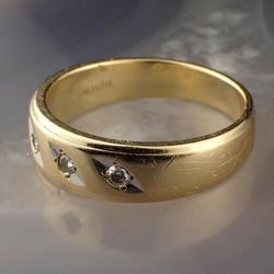 14 KT Men’s Diamond Engagement Ring