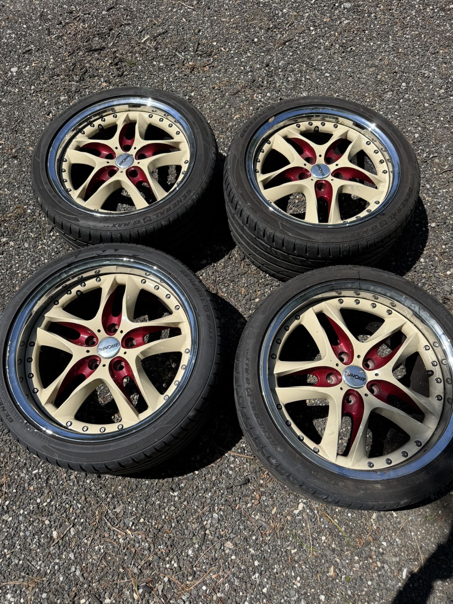 4 Stagger 18 Inch 5x100 Wheels Brand New General Tires