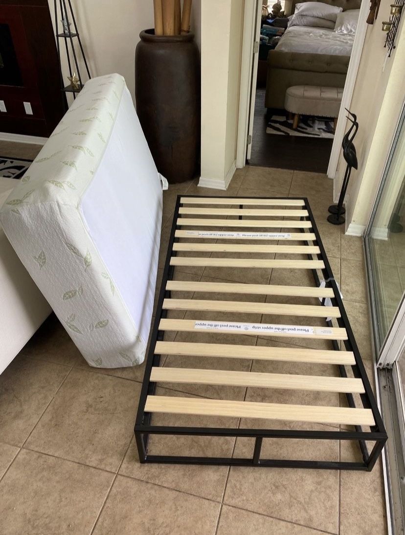 Twin Size Bed And Frame