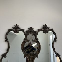 Double Large Antique Mirror