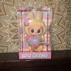 THE MONSTERS Let's Checkmate Series-Vinyl Plush Keychain 