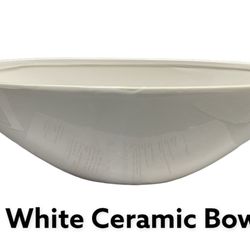 White Ceramic Bowls