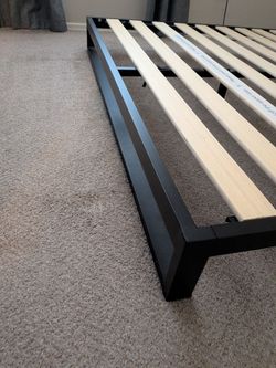 Queen platform bed frame