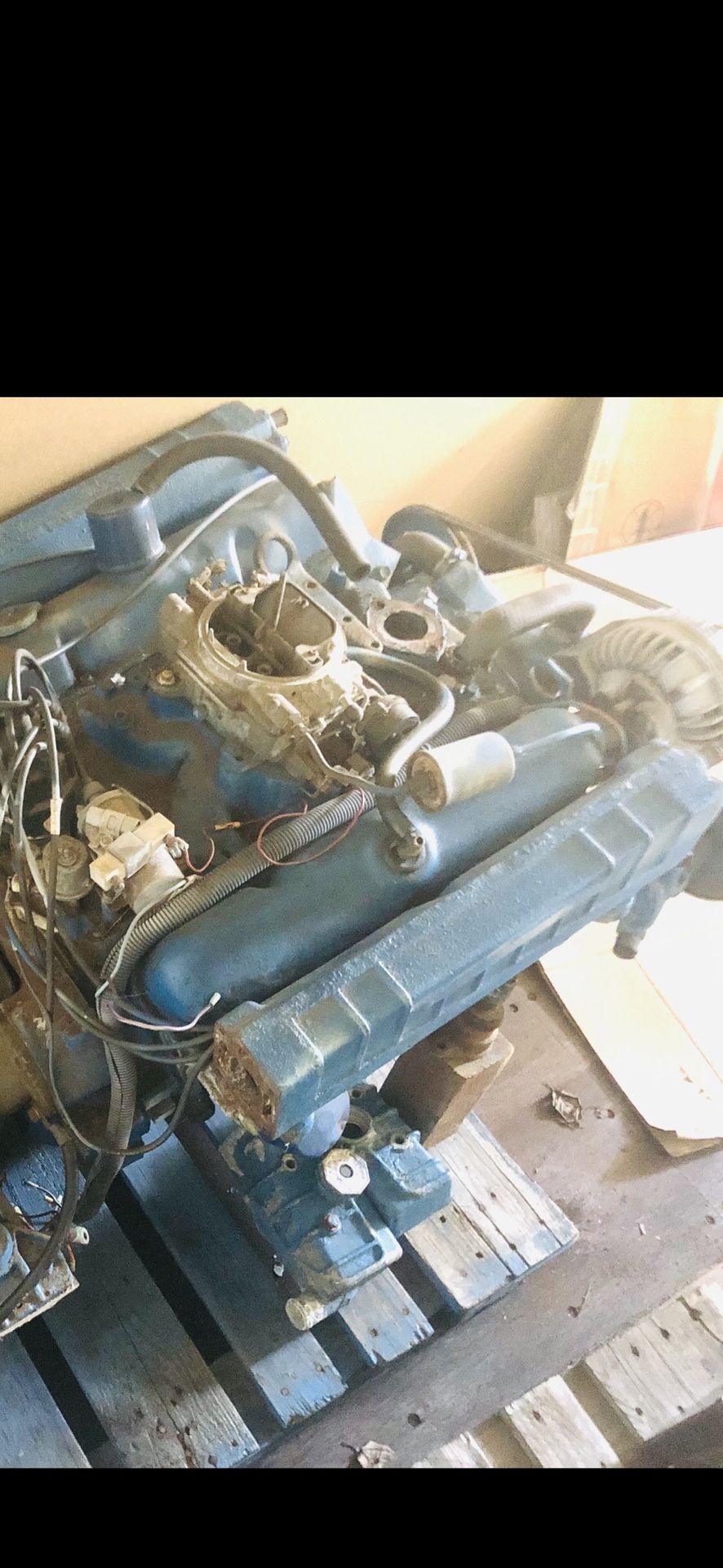Twin Chrysler 318 Marine engines