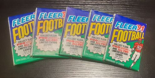1991 Fleer Football cards