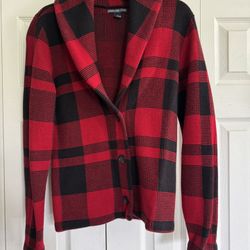American Living, Red & Black Soft Jacket, sz Lrg