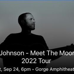 2 Tickets Jack Johnson 9/24 at the Gorge