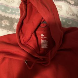 Red Hoodie Sweater Size Small