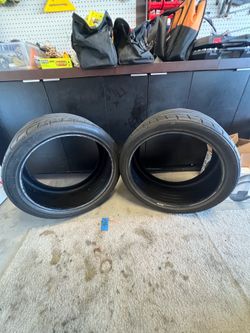 Two rear tires