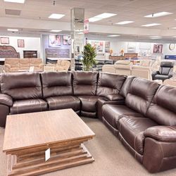 Leather Sectional