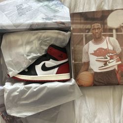 Jordan 1 Retro Black Toe High Og Brand New Men’s Size 6