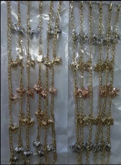 Gold-plated bracelets