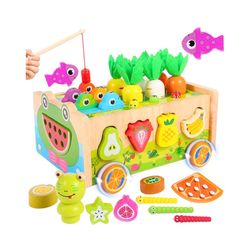 Brand New Montessori Toys for 1 Year Old, Wooden Shape Sorter for Infants and Toddlers, Gift for 1 2 3 4 Year Old Boys and Girls, Sensory Toys