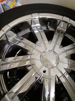 20"inch rims with the adapters