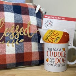 Dog Lover Fall Mug/Toy Combo