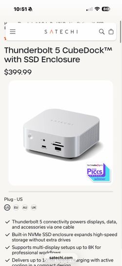 Cube dock
