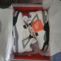 Jordan 4  White Cement 