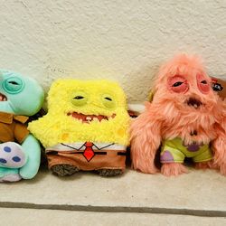 Viral Set Of SpongeBob and Friends Fuggler Keyrings