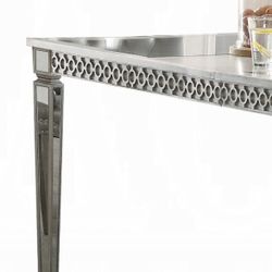 Glam Dining Table With Mirror Accents Brand New In Box Firm Price $499 Assembly Required No LOWBALLERS!!!