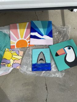 Hand Painted Canvas Art