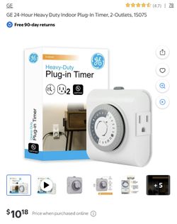 Indoor Plug-in Timer 2 Outlets