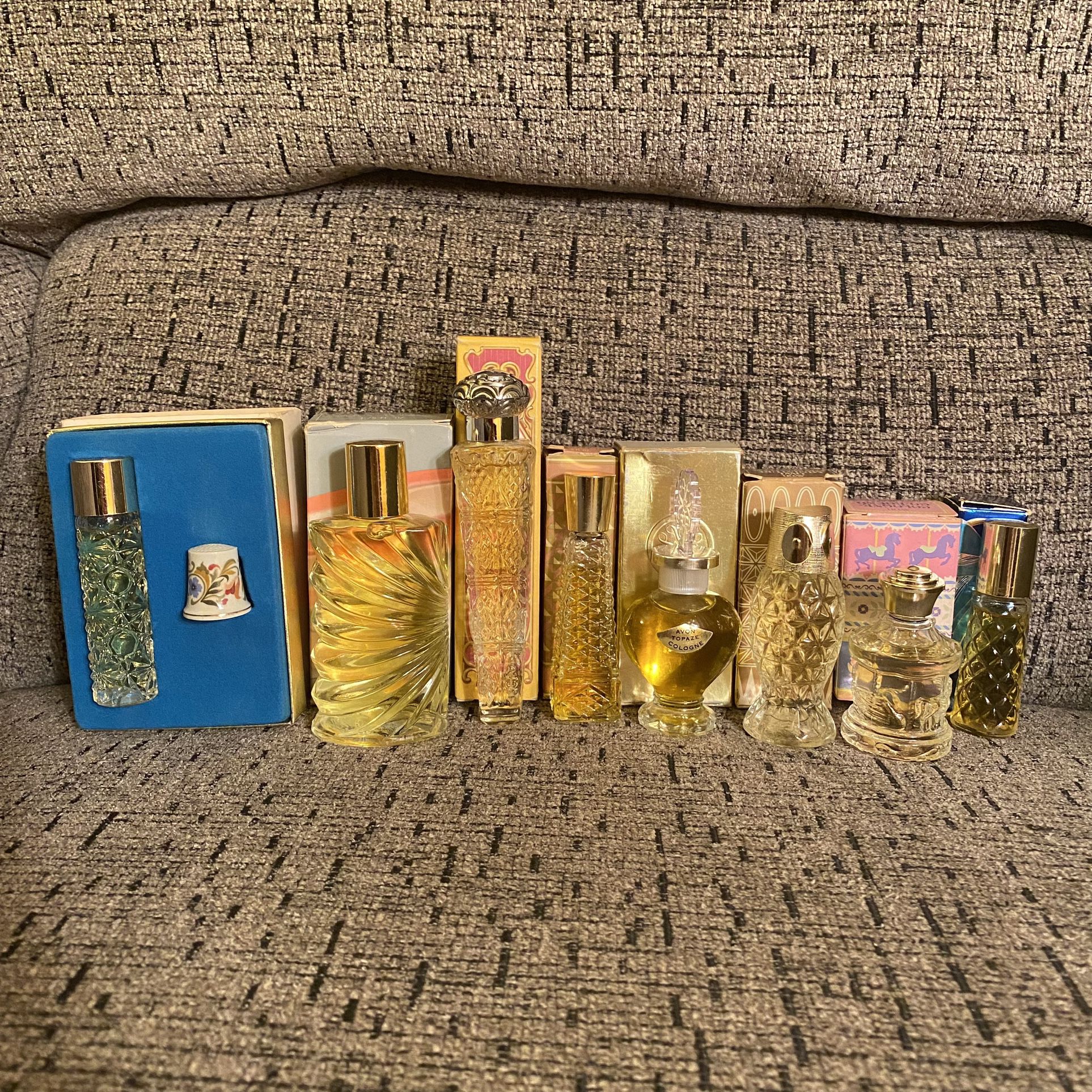 Lot of 8 AVON Vintage Cologne with Original Boxes