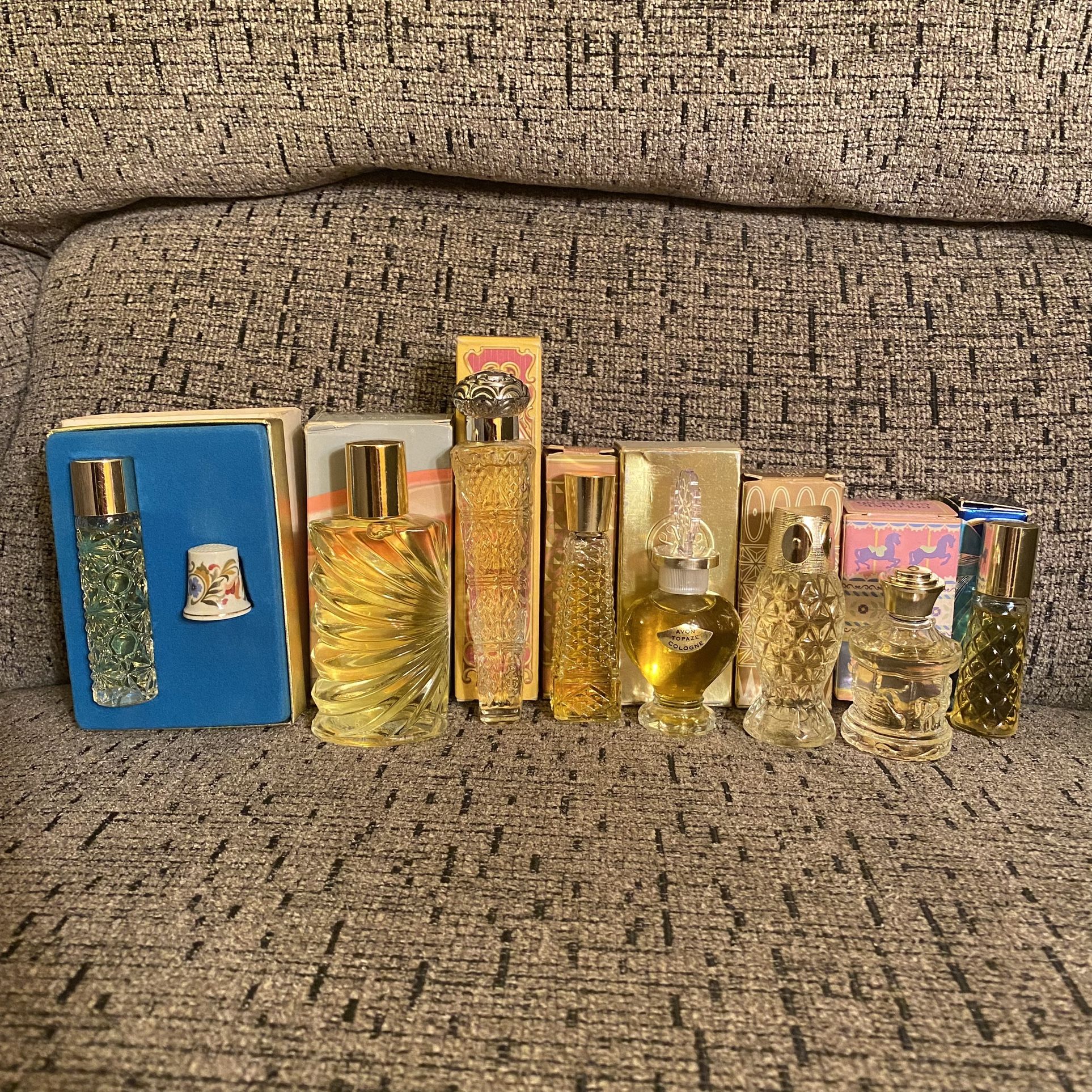 Lot of 8 AVON Vintage Cologne with Original Boxes