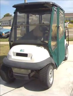 Golf Cart 4 seats 2005 with Enclosed Green Cab removable