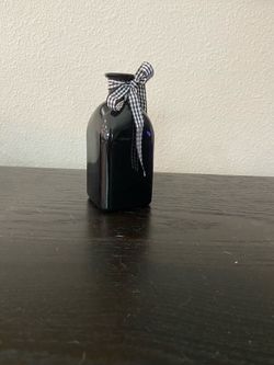 Small black vase
