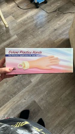 practice hand for nails