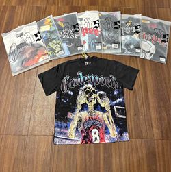 the shirt on the bottom size LARGE