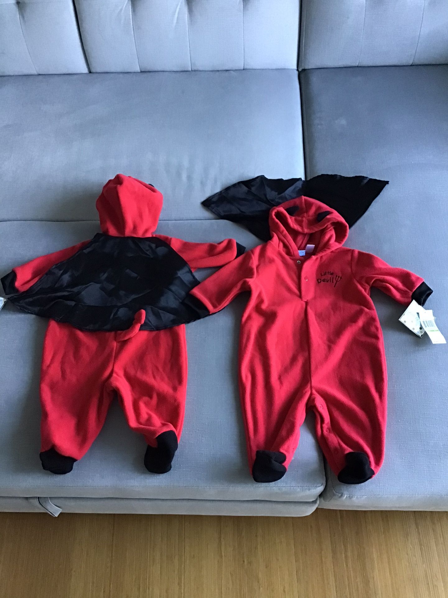 Baby halloween costume Cute Little Devil 3-6 months brand new