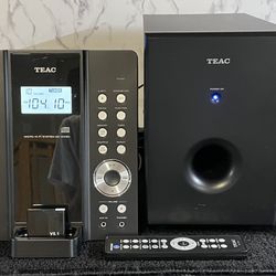 Teac MC-DX50i Micro Stereo System With Bluetooth 