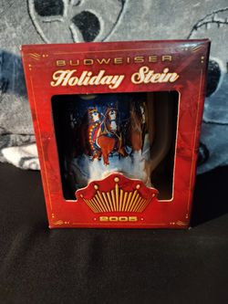 2005 Budweiser Holiday Stein 