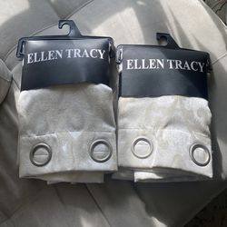 Ellen Tracy curtain panels 2 each