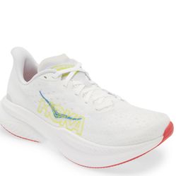 HOKA Mach 6 Running Shoe WHITE  8.5 