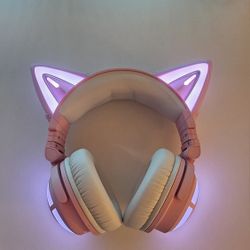 YOWU SELKIRK Pink Cat Headphones