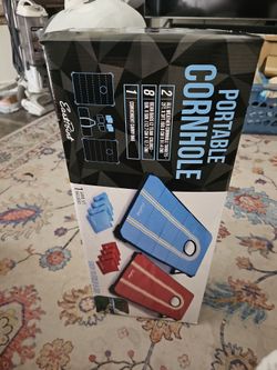 New cornhole game set. Still in the box.