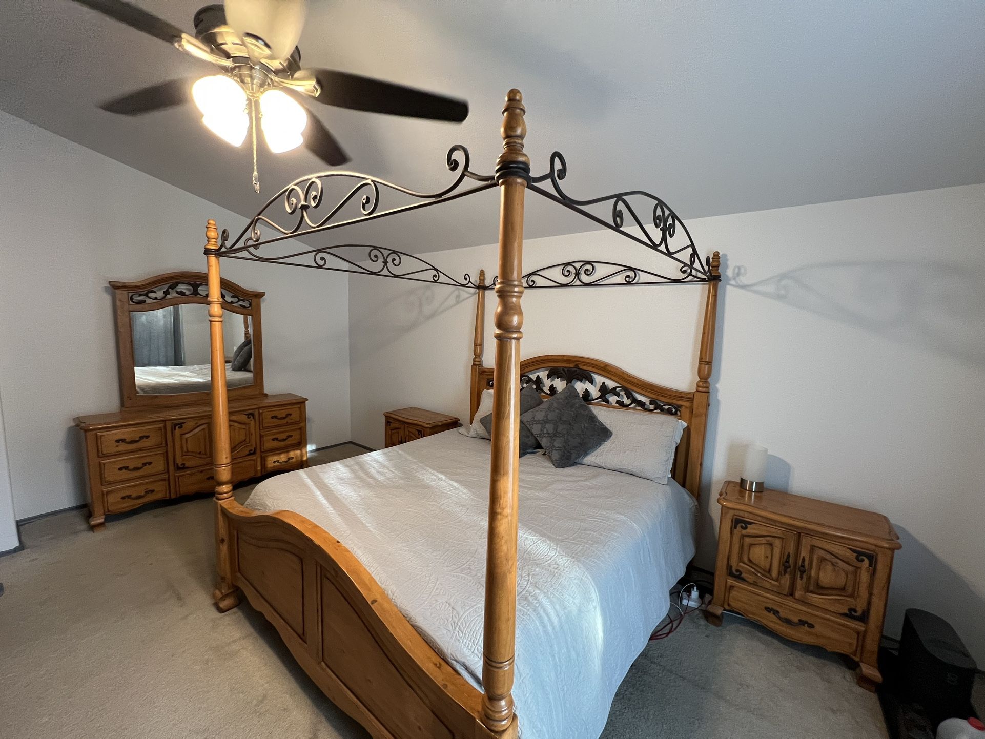 Solid Wood Bedroom Set - $500 OBO